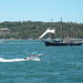 Sailing Ship On Sydney Harbour