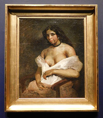 Portrait of Aspasie by Delacroix in the Metropolitan Museum of Art, January 2019