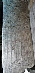 radbourne church, derbs; c15 incised tomb slab of ralph de la pole +1455