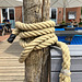 Blue. Rope.