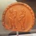 African Red Slip Oil Reflector with Adam and Eve in the Metropolitan Museum of Art, February 2024