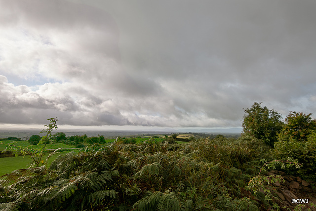 Views south-west from the Tipperary Yoga and Meditation Centre