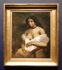 Portrait of Aspasie by Delacroix in the Metropolitan Museum of Art, January 2019