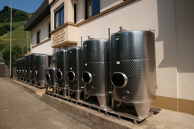 Wine Vats In Zell