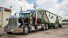 Ontario, Edwardsburgh Cardinal, Peterbilt 359 B-Train Grain Hauler