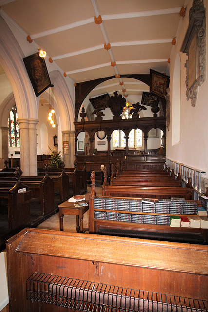 Chetwynd Pew, South Aisle, St Mary's Church, Grendon, Warwickshire