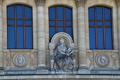 Façade de la Grande galerie de l'Evolution au Jardin des plantes , à Paris