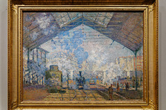 "La gare Saint-Lazare" (Claude Monet - 1877)