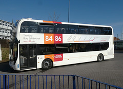 Coach Services of Thetford CS72 BUS in Bury St. Edmunds - 5 Mar 2025 (P1200634)