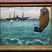 The Kearsarge at Boulogne by Manet in the Metropolitan Museum of Art, December 2023