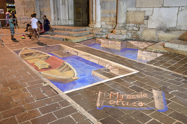 Optical miracle (street painting)