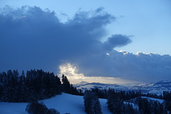 A view of the Guggershörnli from Schafegg