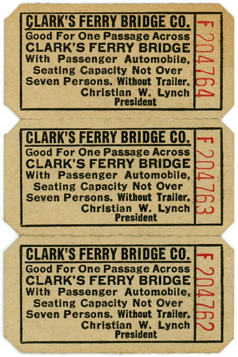 Clark's Ferry Bridge Tickets