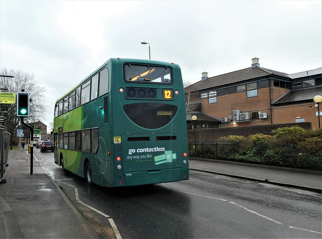 Stagecoach East (Cambus) 15465 (AE09 GYP) in Newmarket - 15 Mar 2021 (P1080089)