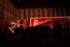 Coca-Cola-Truck in Bayreuth