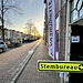 Entrance of polling station 10 in Leiden