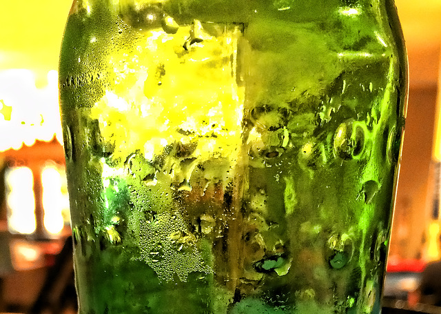 bottle glass green