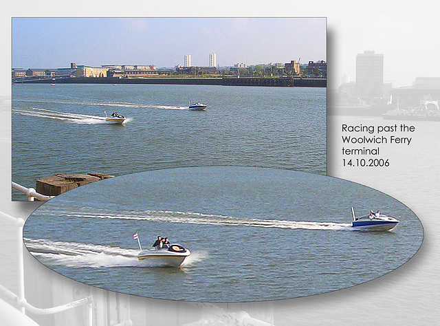 Speedboats at Woolwich - 14.10.2006
