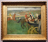 Racecourse: Amateur Jockeys by Degas in the Metropolitan Museum of Art, December 2023