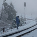 Who is nice gentleman waiting for train to come