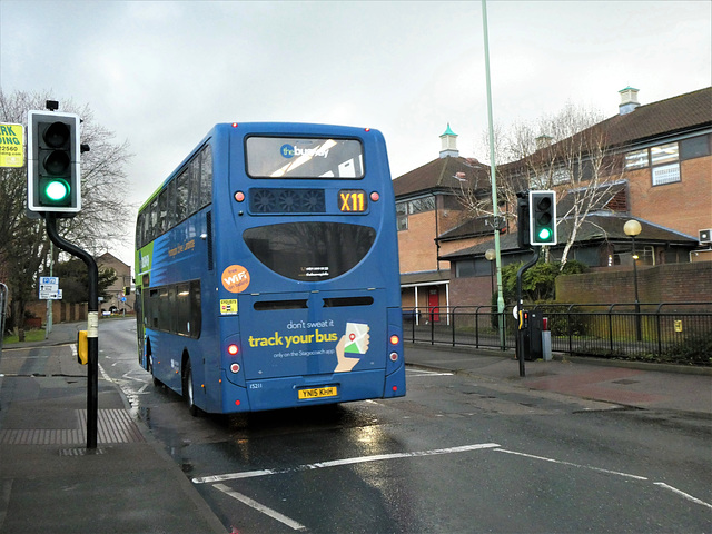 Stagecoach East (Cambus) 15211 (YN15 KHH) in Newmarket - 15 Mar 2021 (P1080049)