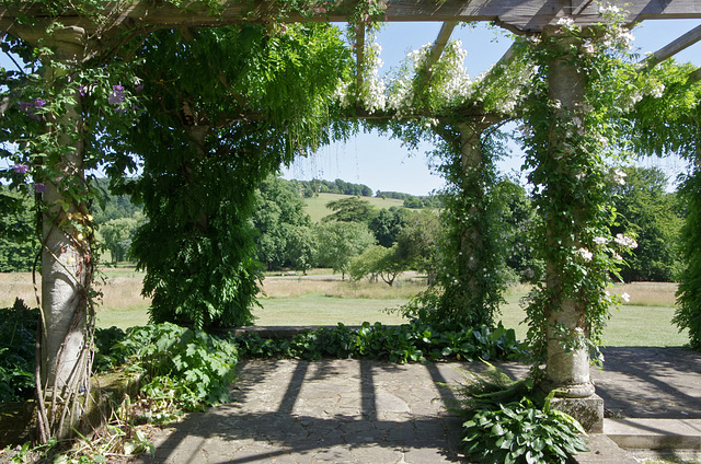 The Pergola and the South Downs