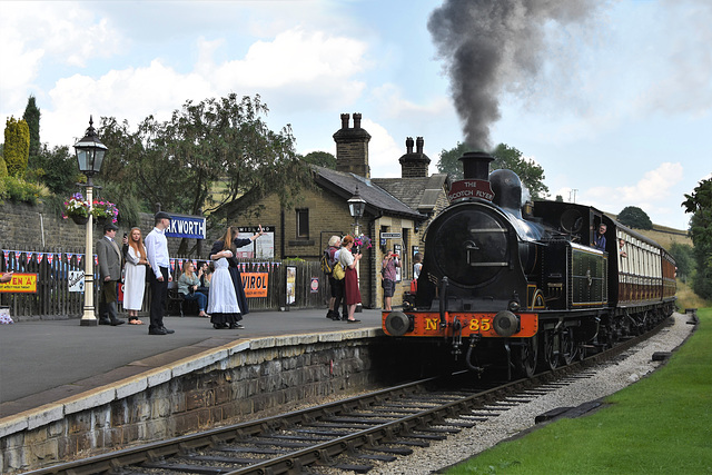 'The Scotch Flyer' at Oakworth