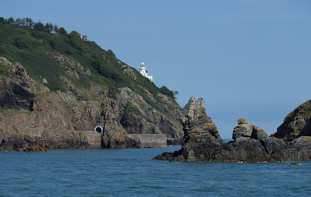 The island of Sark – harbour area The island of Sark – harbour area