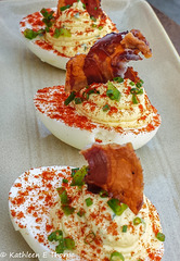 The Lark, Santa Barbara, deviled eggs - Not your mother's recipe {:o)