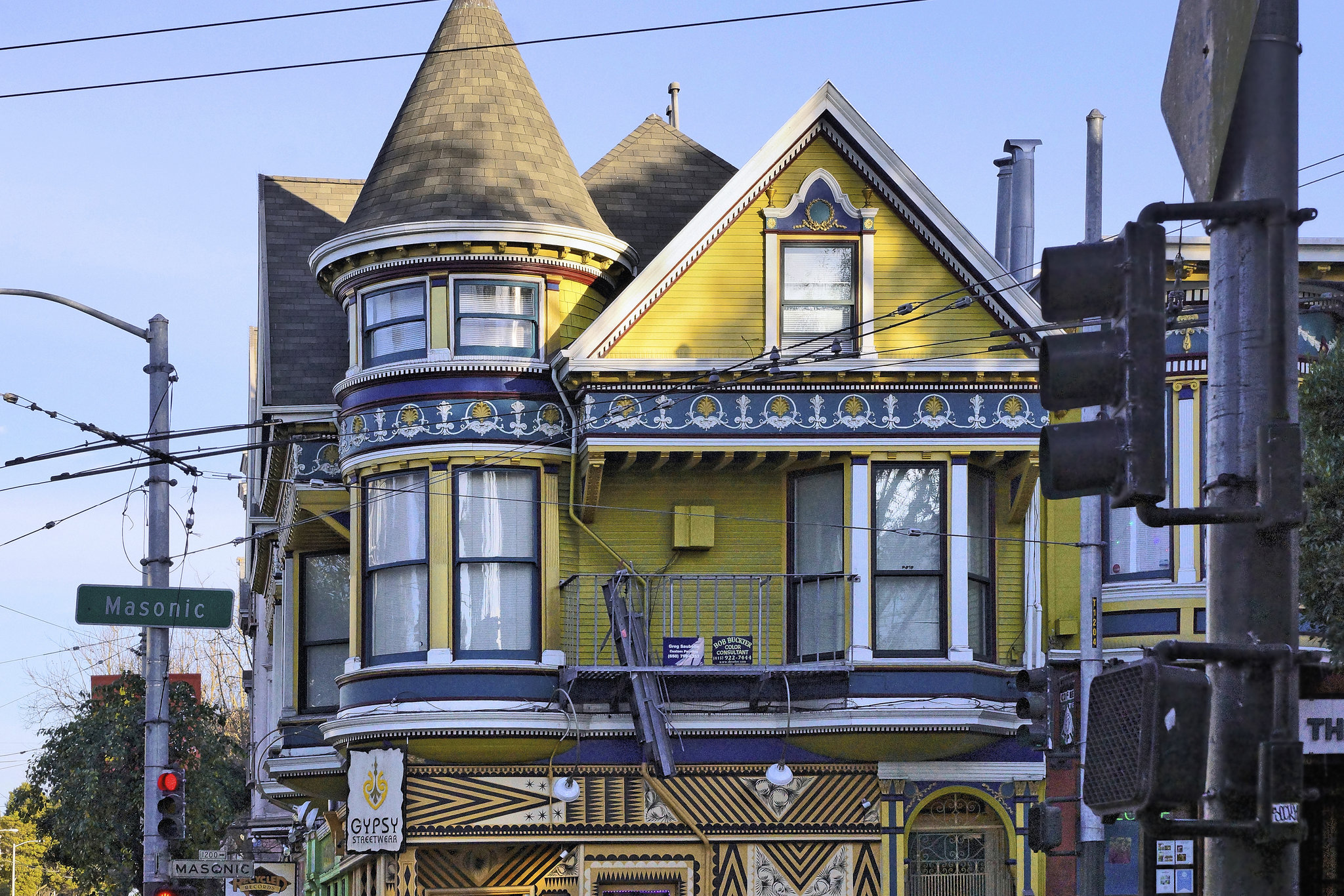 A Painted Lady – Haight Street at Masonic, Haight-Ashbury, San Francisco, California