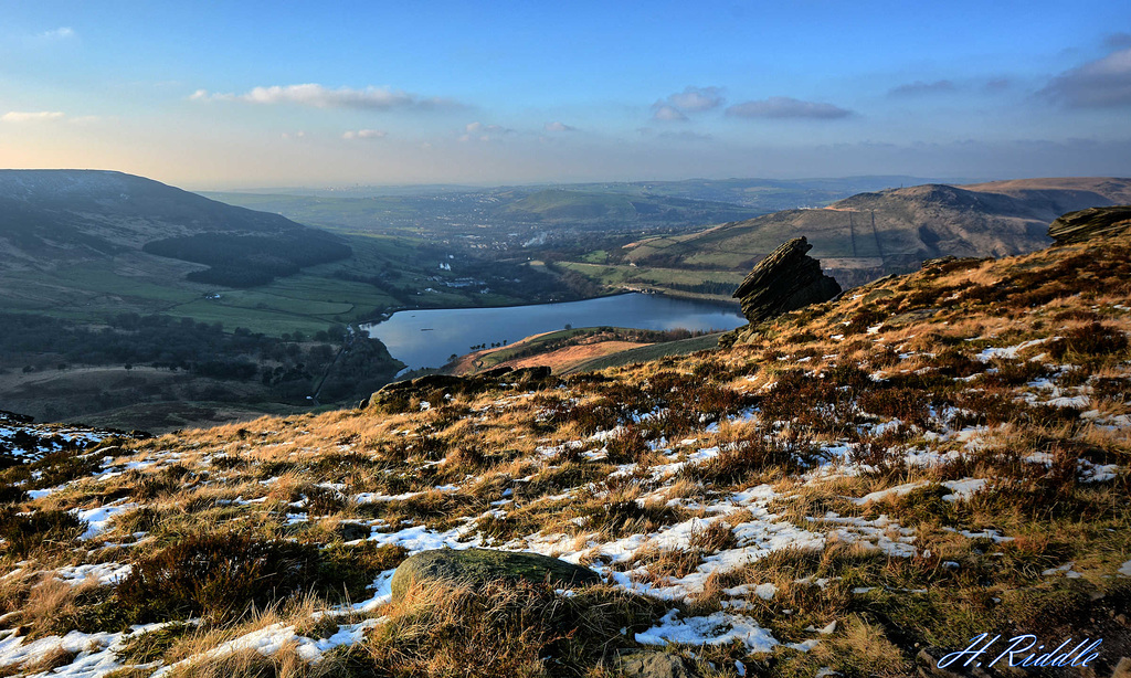 Dovestones from high