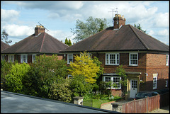 old brick council houses