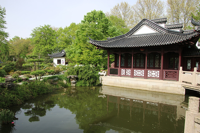 Teehaus im chinesischen Garten