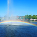 Pfaffenteichfontaine mit Regenbogen