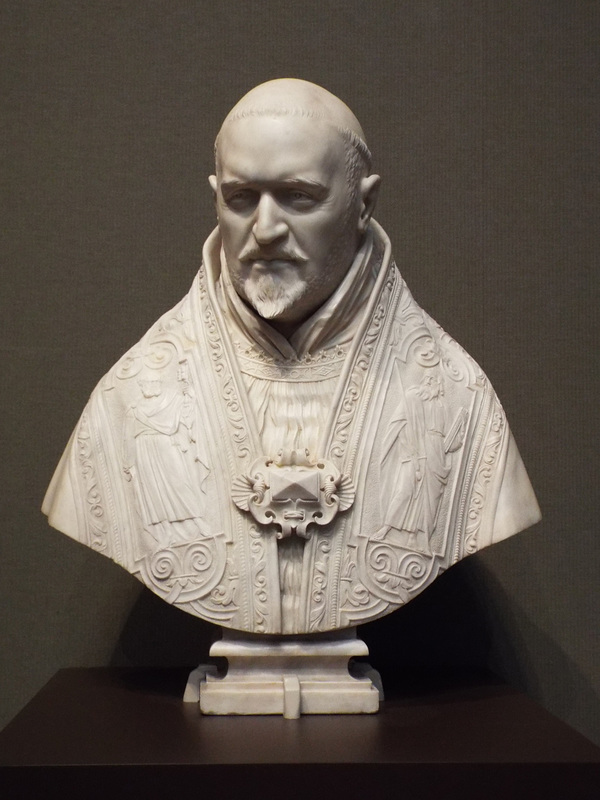 Bust of Pope Paul V by Bernini in the Getty Center, June 2016