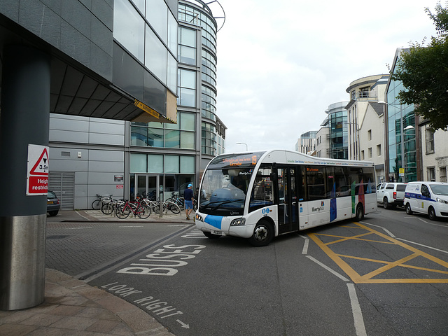 Libertybus 1710 (J 122010) entering Liberation Station, St. Helier - 6 Aug 2019 (P1030688)