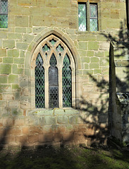 radbourne church, derbs, early c14 and ?c17 fenestration