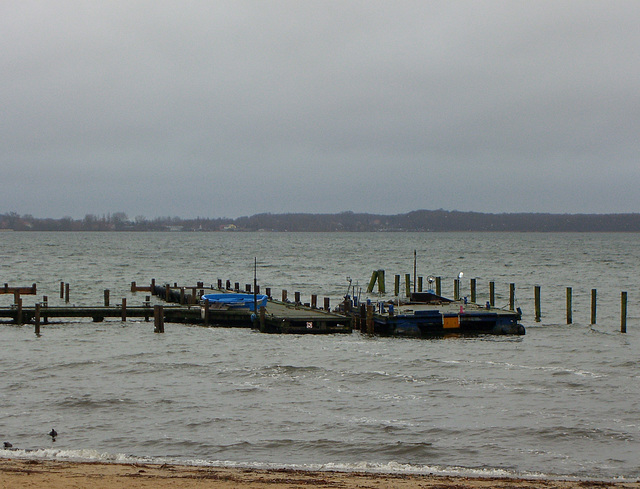 Bewegter Schweriner See