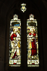 Victorian Stained Glass, Bradley Church, Derbyshire