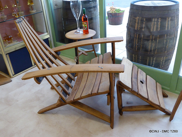 Some imaginative recycling from Oak Whisky barrel staves... Some imaginative recycling from Oak Whisky barrel staves...