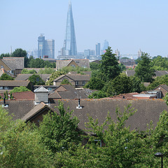 View of Guy's, the Shard and Tower Bridge