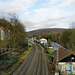 Die Bergisch-Märkische Eisenbahn am Bahnhof Ennepetal / 21.12.2019