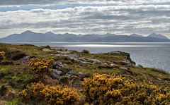 The Cuillins from Drunbuie.