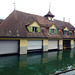 Altes Bootshaus an der Aare bei Thun Altes Bootshaus an der Aare bei Thun