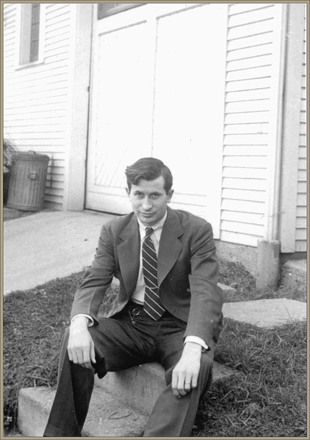 Dad on steps of 3 Sunnyside