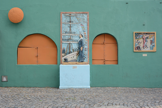 Buenos Aires, La Boca, Caminito Museum Street, Fragata Jormiento