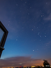 Orion from the bedroom window