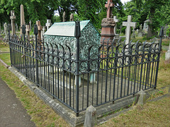 brompton cemetery, london     (115)tomb of frederick leyland, 1892, by burne jones