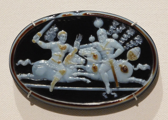 Cameo with Shapur I and Valerian in the Metropolitan Museum of Art, March 2019