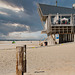 Strandpfahl-Cafe auf Texel